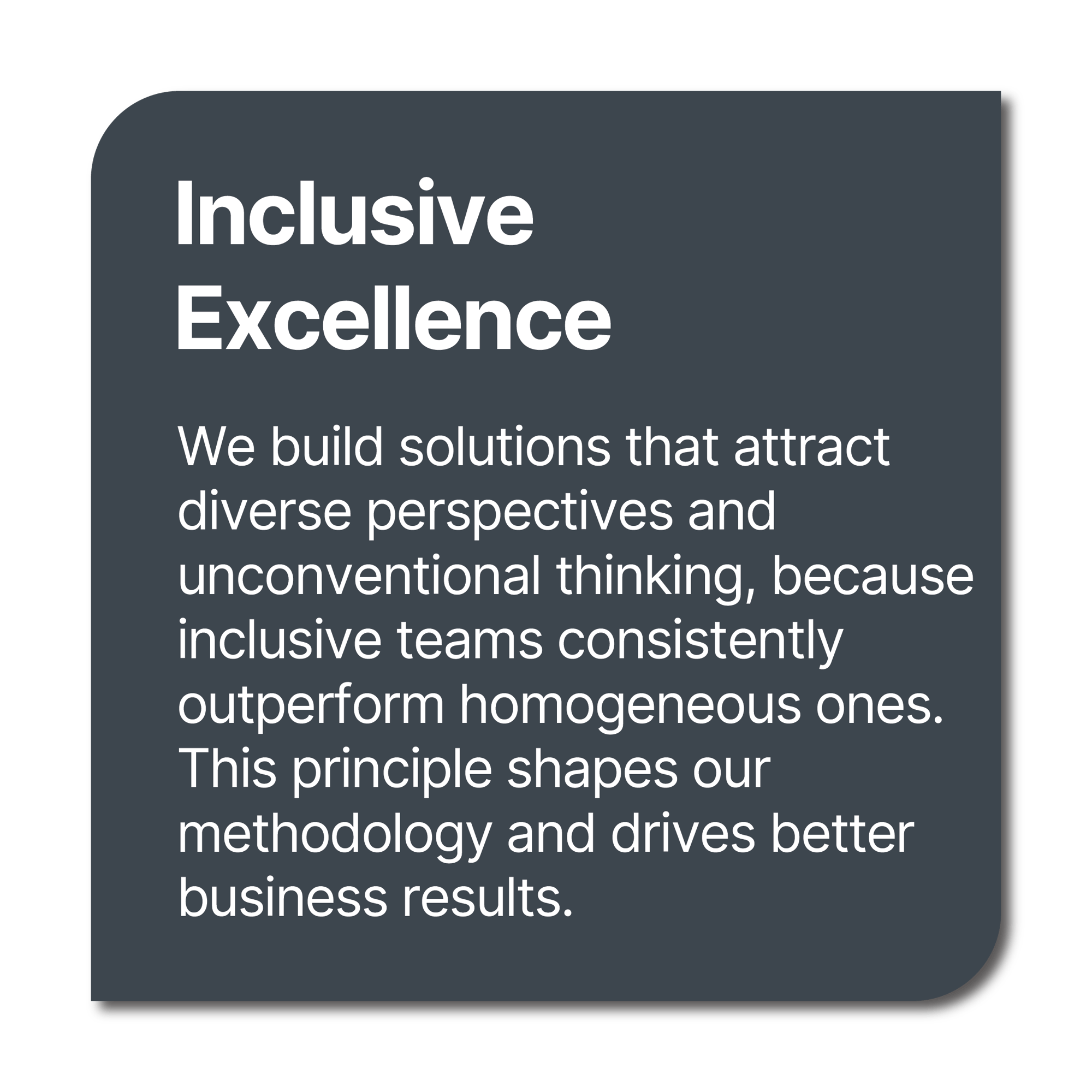 Inclusive Excellence