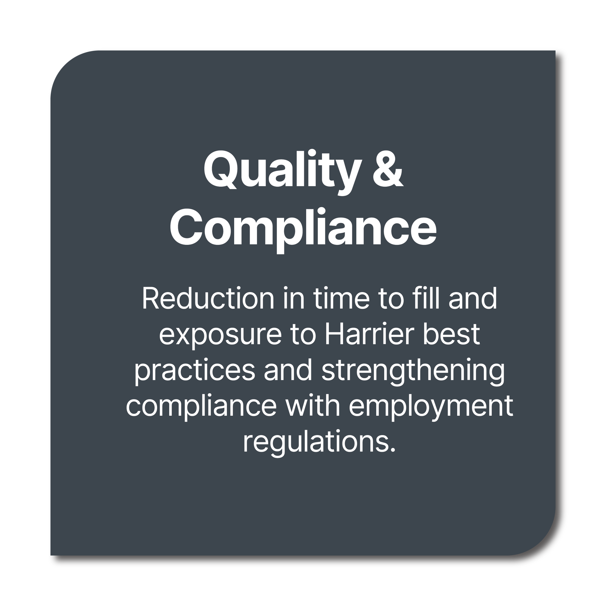 Quality and Compliance Quality and Compliance