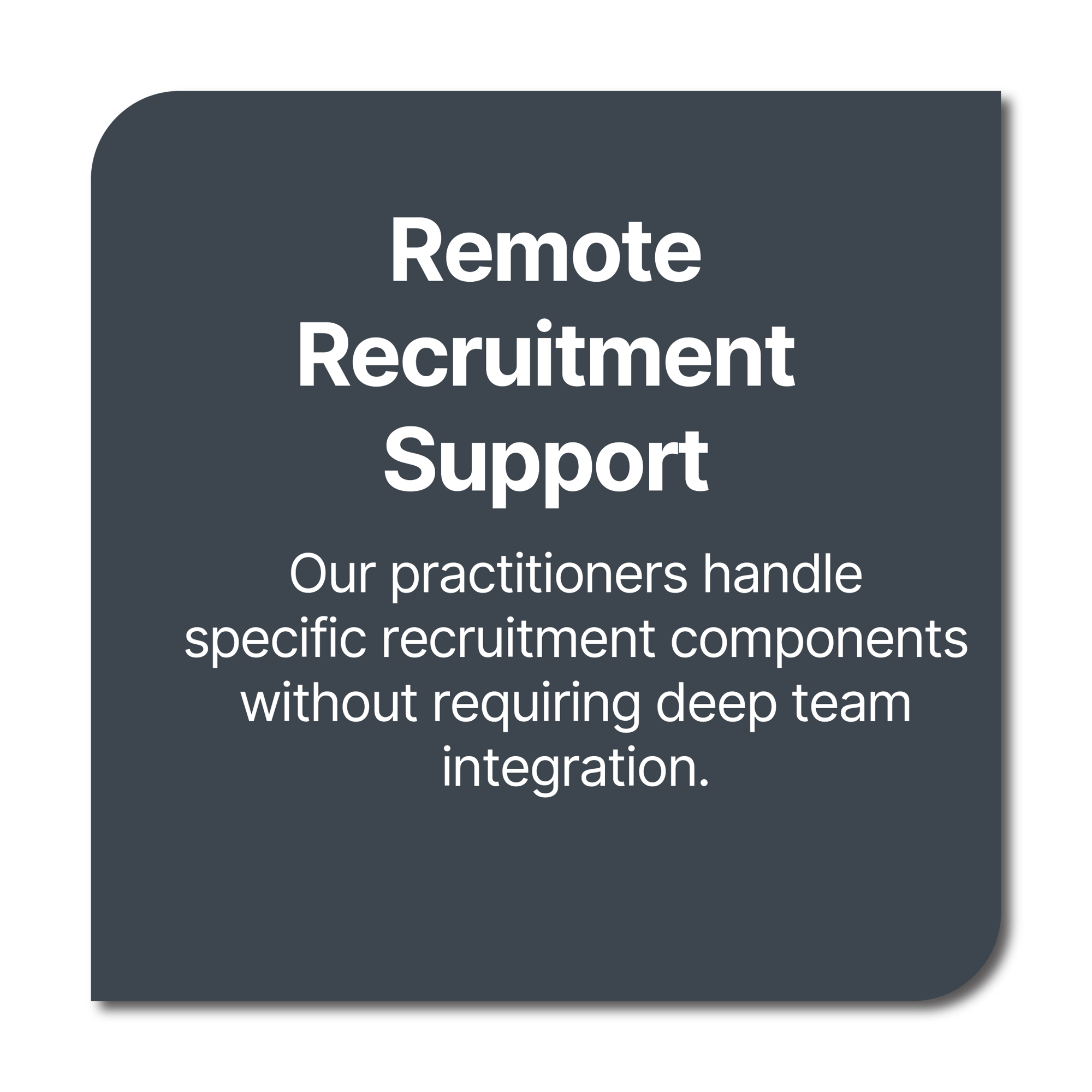 Remote Recruitment Support Remote Recruitment Support